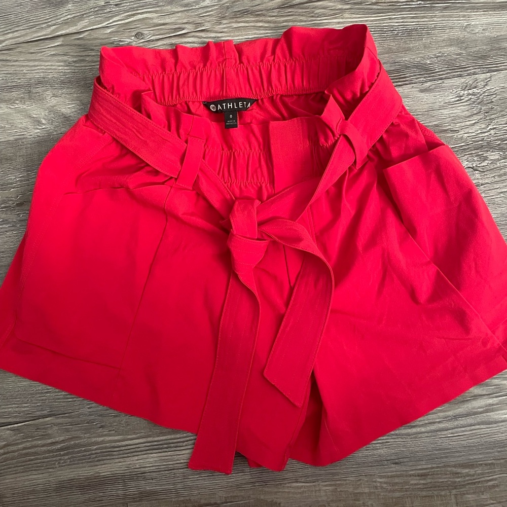 Red Athleta Short - Picture 3 of 8